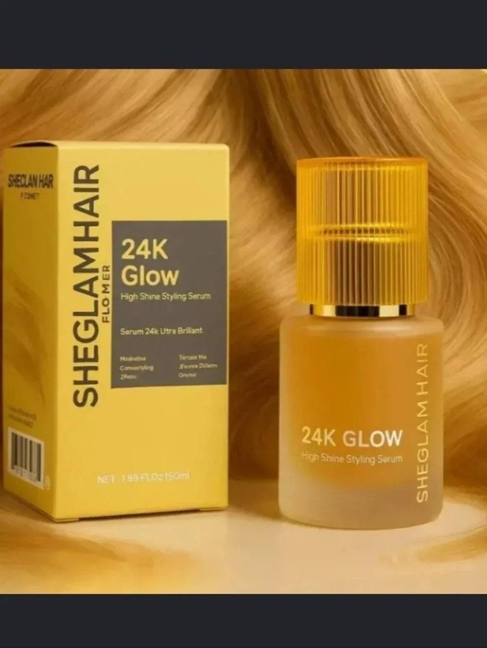 SHEGLAM Bundle Of Fair Skinfinite Foundatiom And 24k Glow Hair Serum
